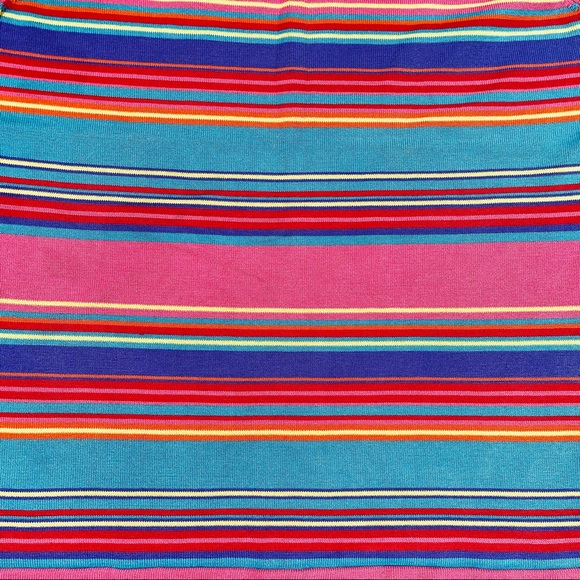 Lauren Ralph Lauren size small rainbow striped sleeveless top, like new! EUC - Picture 5 of 10
